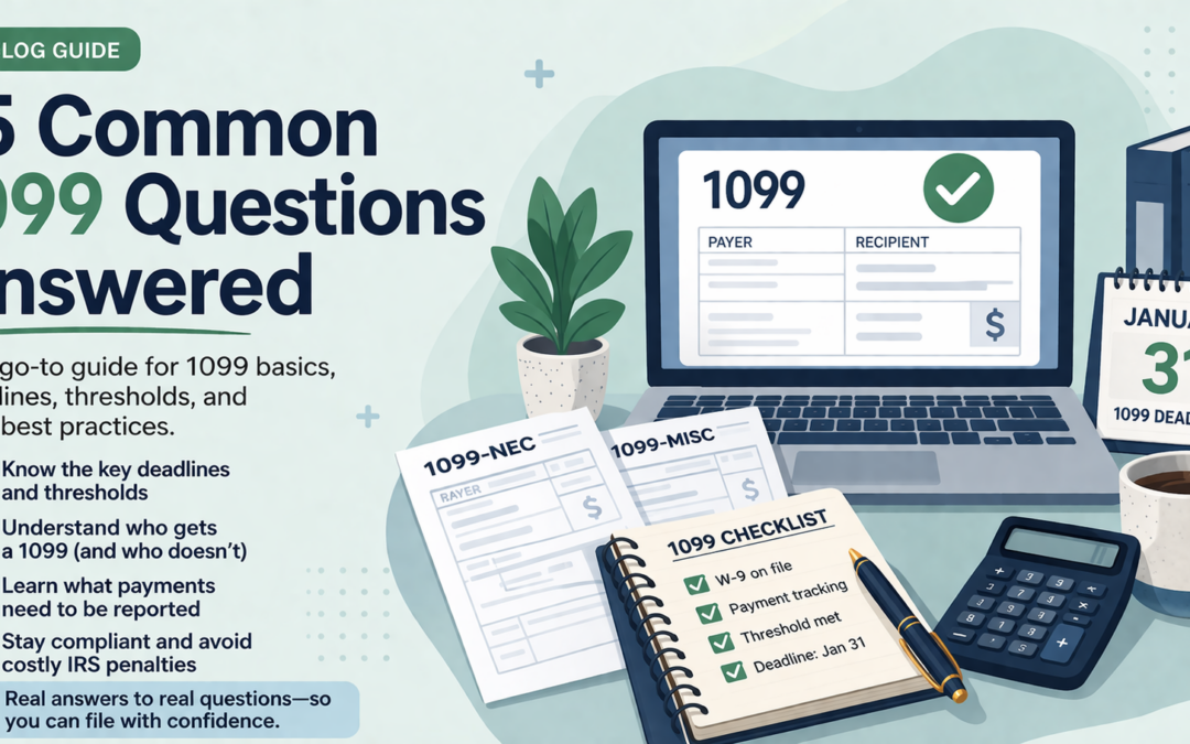 15 Common 1099 Questions Answered
